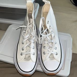 Converse high top platform sneaker